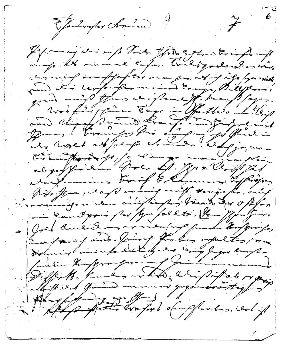 Brief J. J. Spaldings an J.W.L. Gleim vom 25.07.1747 (Gleimhaus Halberstadt CC BY-NC-SA)