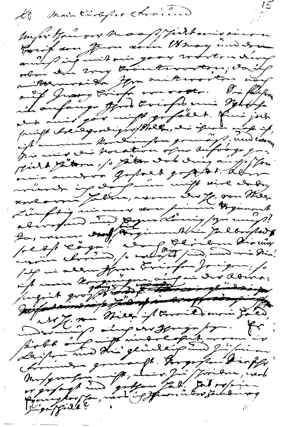 Brief J. J. Spaldings an J.W.L. Gleim vom 13.06.1748 (Gleimhaus Halberstadt CC BY-NC-SA)