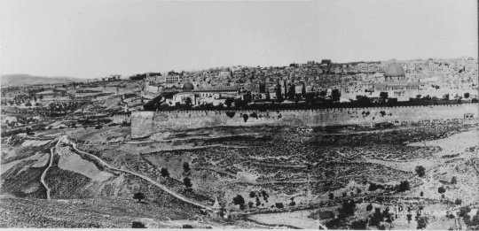 Panorama de Jerusalem (Friedrich-Schiller-Universität: Orientalische Sammlungen und Papyri CC BY-NC-SA)