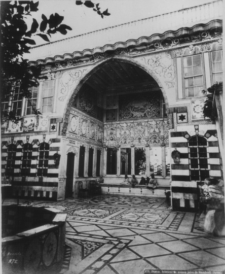 Damas. Interieur de maison juive de Stambouli (Syrie) (Friedrich-Schiller-Universität: Orientalische Sammlungen und Papyri CC BY-NC-SA)