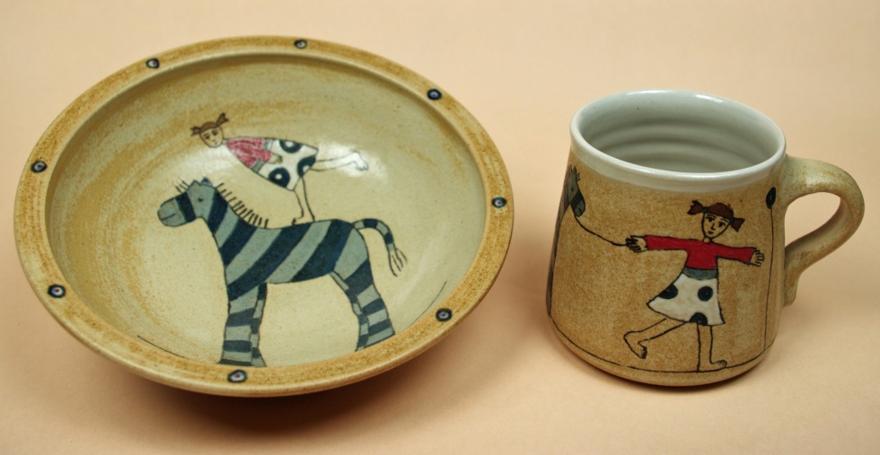 Kindergedeck (Keramik-Museum Bürgel CC BY-NC-SA)