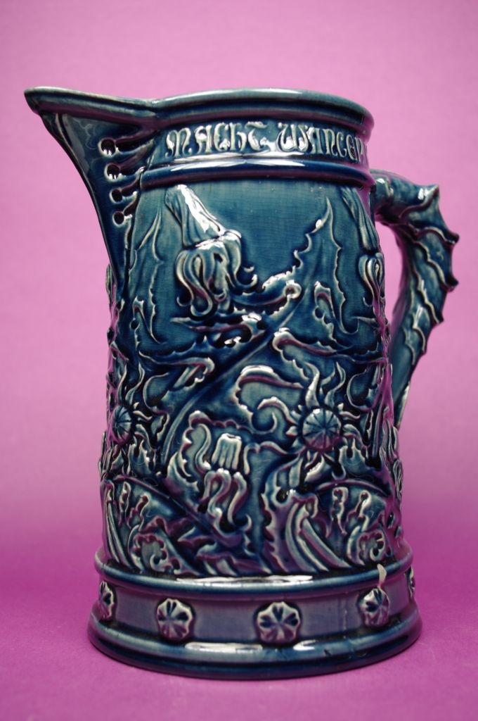 Kunsttöpferei C. A. Schack, Kanne (Keramik-Museum Bürgel CC BY-NC-SA)