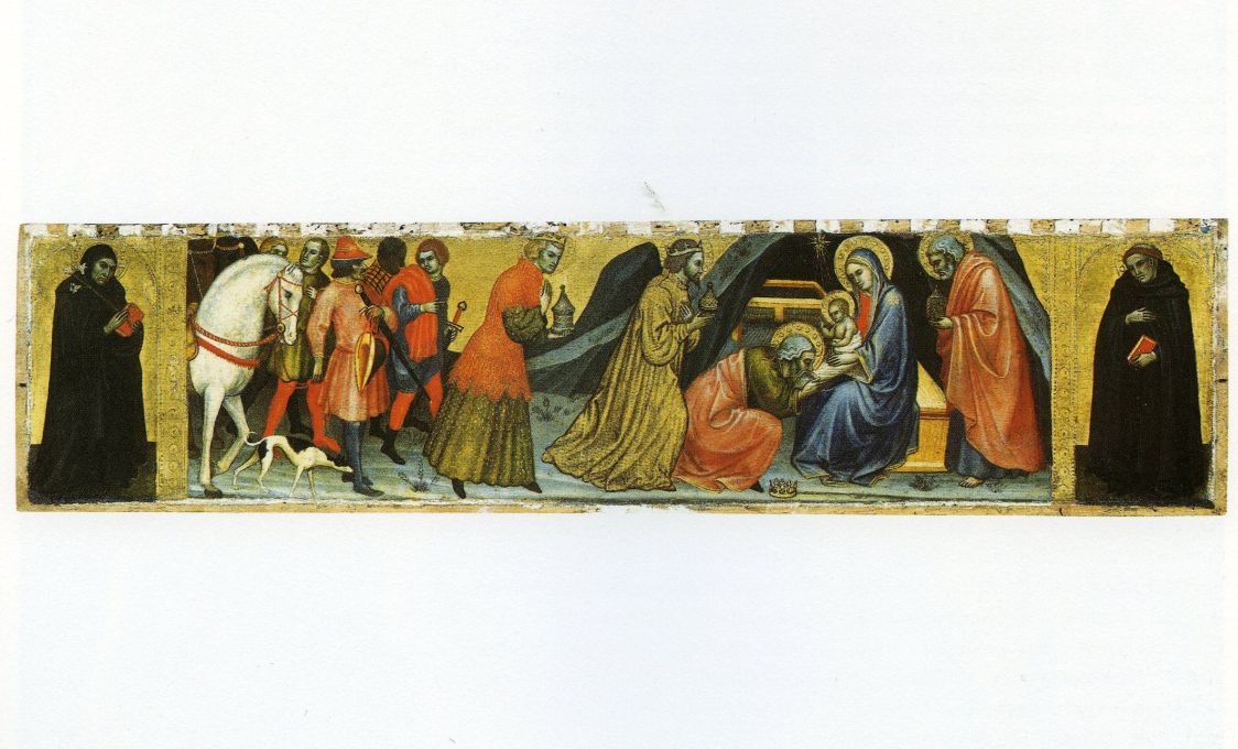 Taddeo di Bartolo: Anbetung der Heiligen Drei Könige [Oertel 86] (Lindenau-Museum Altenburg CC BY-NC-SA)