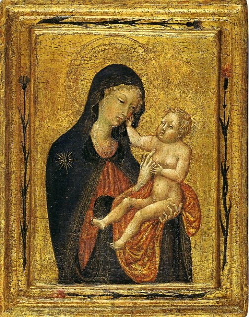 Giovanni di Paolo: Madonna mit Kind [Oertel 76] (Lindenau-Museum Altenburg CC BY-NC-SA)