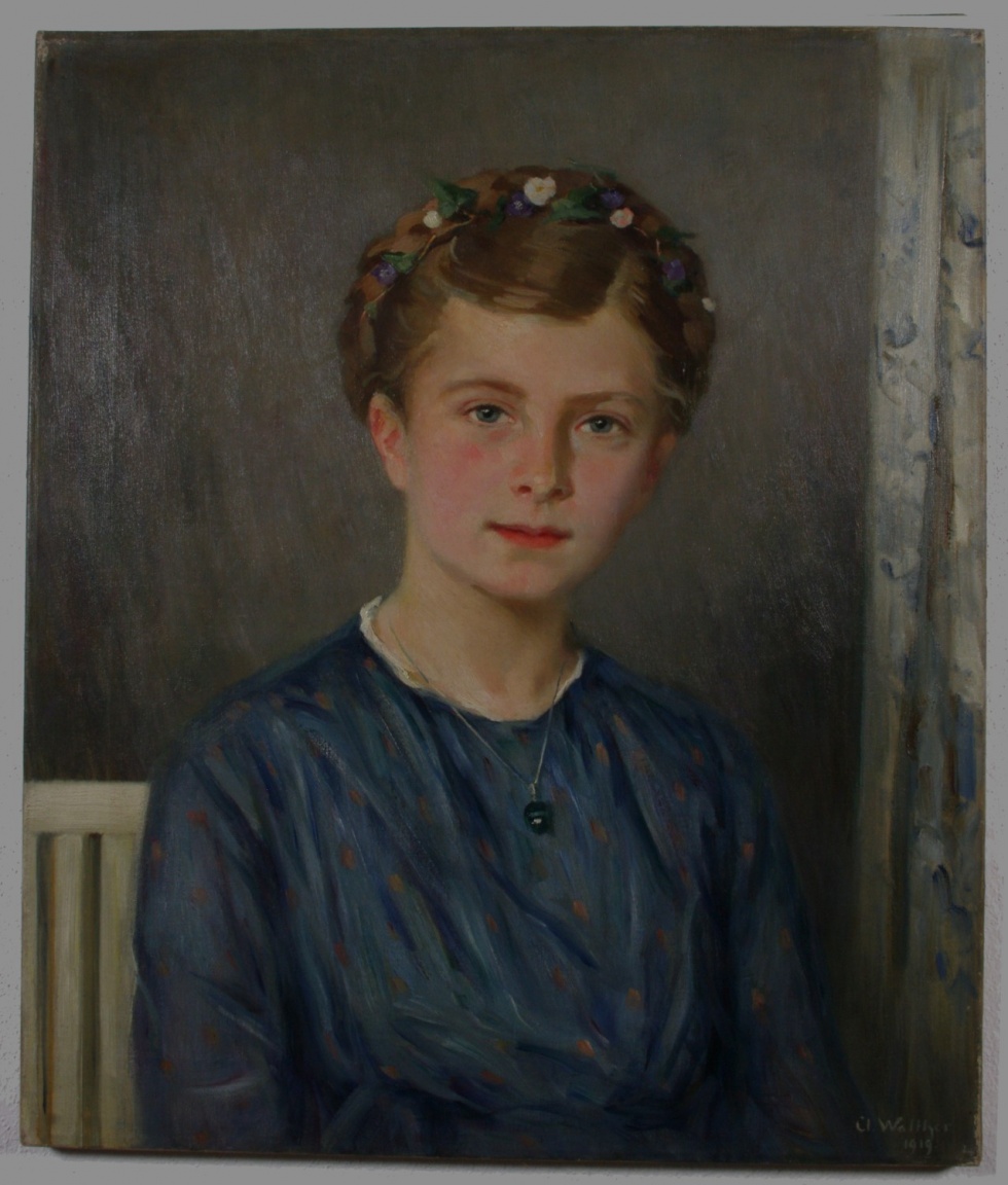 Bild Porträt junges Mädchen (Stadtmuseum Pößneck CC BY-NC-SA)