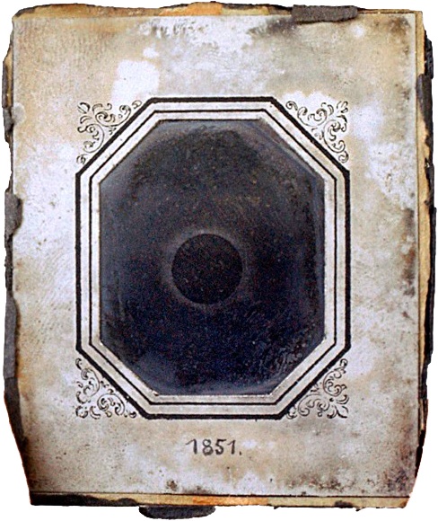 Daguerreotypie der Sonnenfinsternis vom 21. Juli 1851 (Friedrich-Schiller-Universität: Historische Sammlungen zur Naturwissenschaft CC BY-NC-SA)