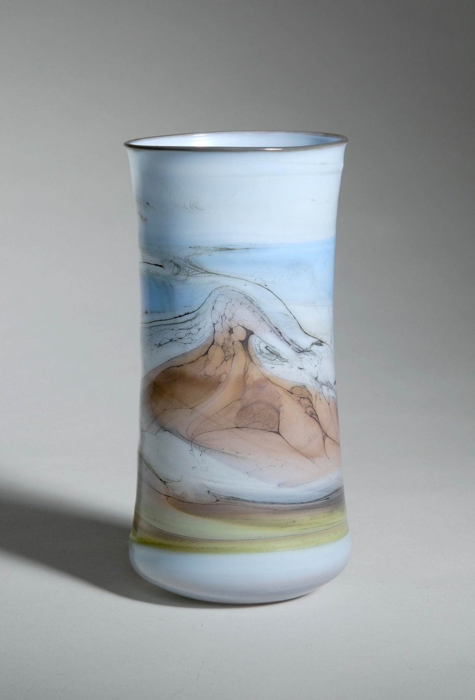 Vase &quot;Landschaftsglas&quot; (Museum für Glaskunst Lauscha CC BY-NC-SA)