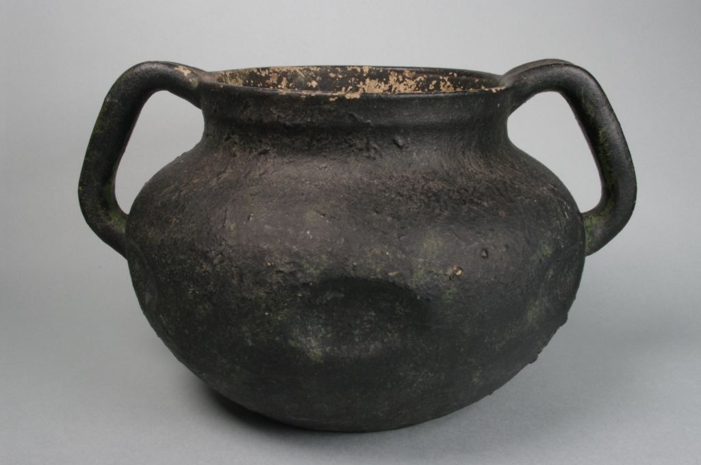 prähistorischer Henkeltopf, Nachbildung (Keramik-Museum Bürgel CC BY-NC-SA)