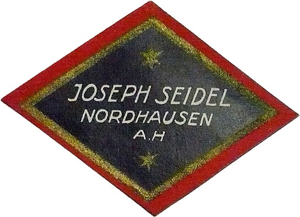 Etikett von Joseph Seidel (Echter Nordhäuser Traditionsbrennerei CC BY-NC-SA)