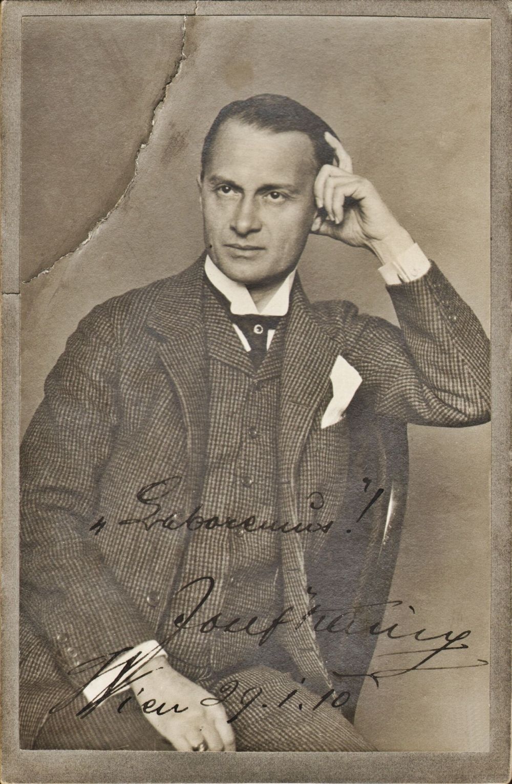 Porträt Josef Kainz  (Meininger Museen: Theatermuseum "Zauberwelt der Kulisse" CC BY-NC-SA)