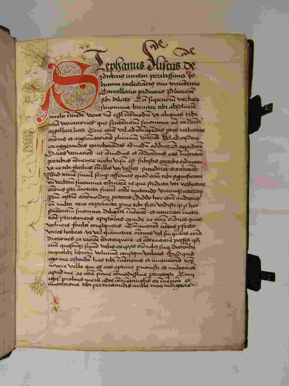 Pergament-Handschrift aus dem  Hauskloster der Henneberger in Veßra,  1483   (Naturhistorisches Museum Schloss Bertholdsburg Schleusingen CC BY-NC-SA)