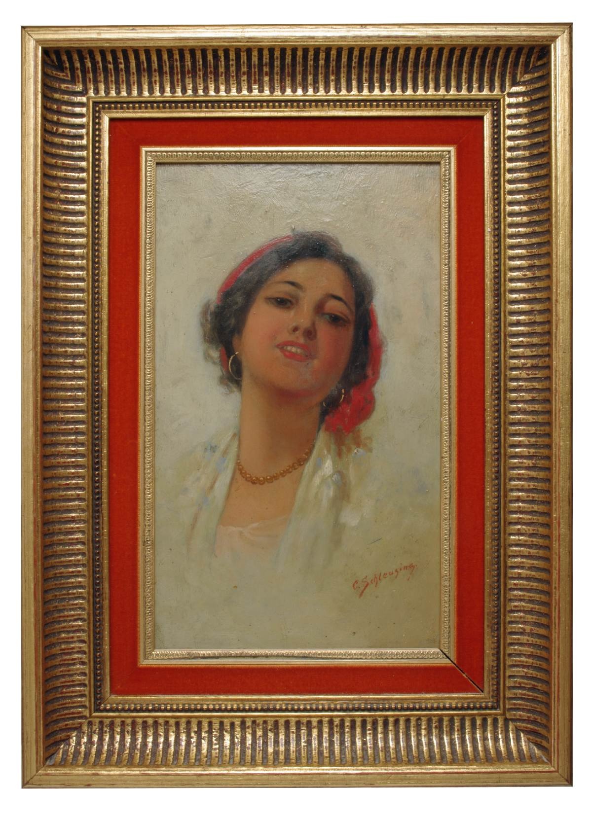 Portrait einer jungen Dame (Historisch-Technisches Museum Sömmerda CC BY-NC-SA)