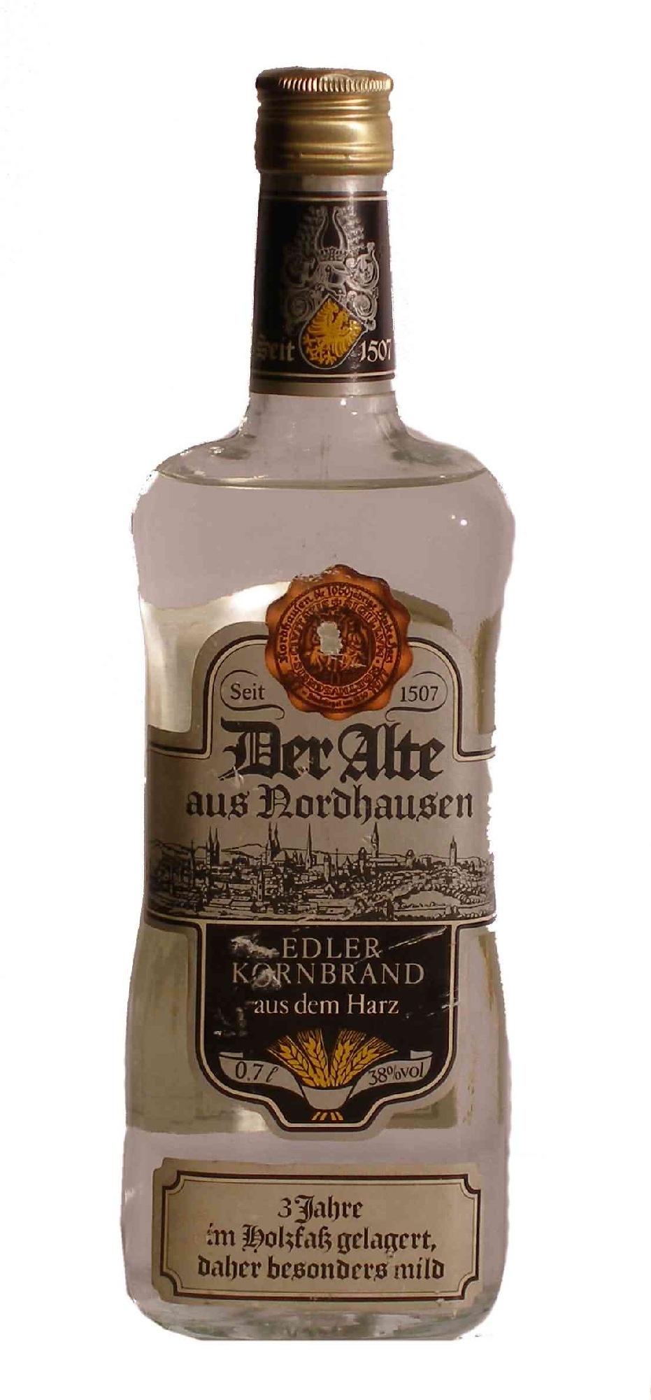 Der Alte - Kornflasche v. Nordbrand Nordhausen (Echter Nordhäuser Traditionsbrennerei CC BY-NC-SA)