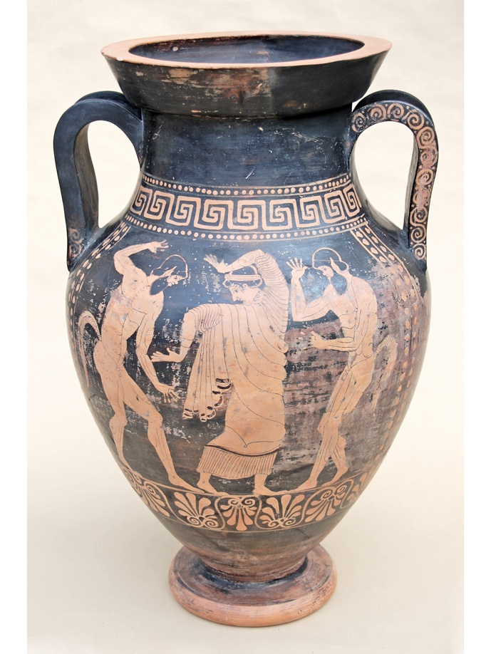 Amphora, etruskisch-rotfigurig (Friedrich-Schiller-Universität: Archäologische Sammlungen CC BY-NC-SA)