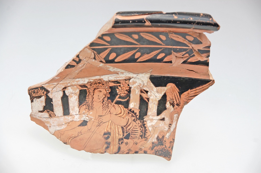 Kelchkrater, attisch-rotfigurig (Fragment) (Friedrich-Schiller-Universität: Archäologische Sammlungen CC BY-NC-SA)