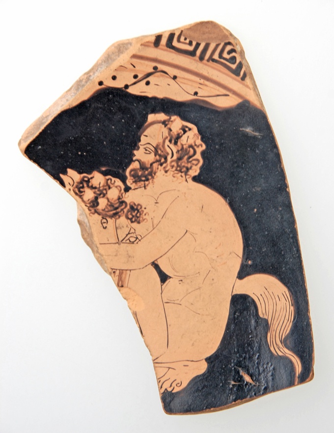 Schale, attisch-rotfigurig (Fragment) (Friedrich-Schiller-Universität: Archäologische Sammlungen CC BY-NC-SA)