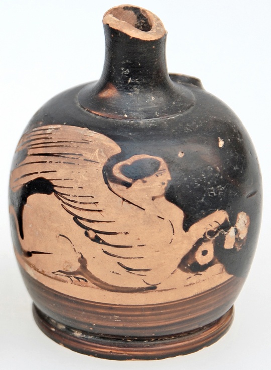 Lekythos, attisch-rotfigurig  (Friedrich-Schiller-Universität: Archäologische Sammlungen CC BY-NC-SA)