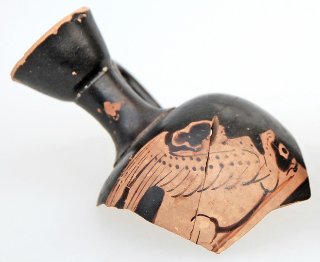 Lekythos, attisch-rotfigurig (Fragment) (Friedrich-Schiller-Universität: Archäologische Sammlungen CC BY-NC-SA)