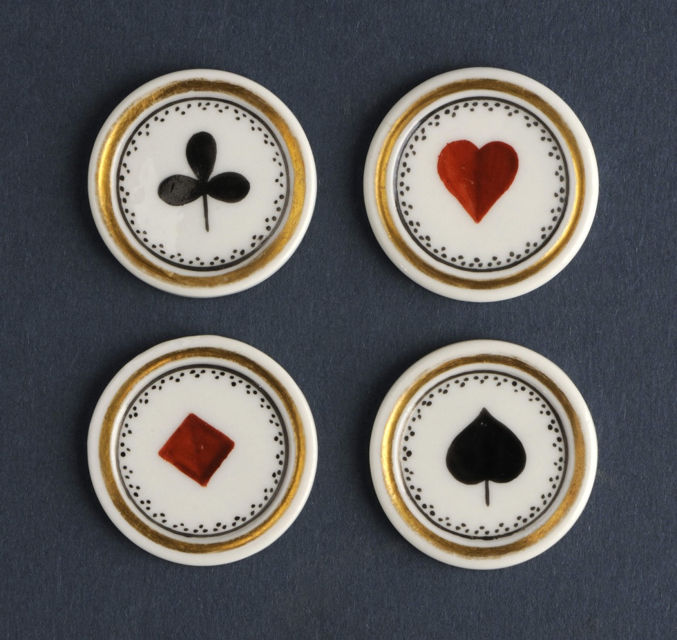 Runde Spielmarken (GoetheStadtMuseum Ilmenau CC BY-NC-SA)