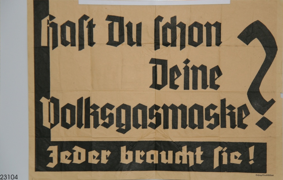 Propaganda-Plakat (Stiftung Schloß Friedenstein Gotha: Museum für Regionalgeschichte und Volkskunde CC BY-NC-SA)