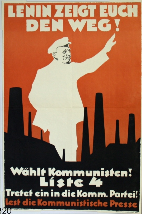 Plakat KPD Lasst euch nicht das Salz vom Brot.. DIN A2 1920er Kommunismus 