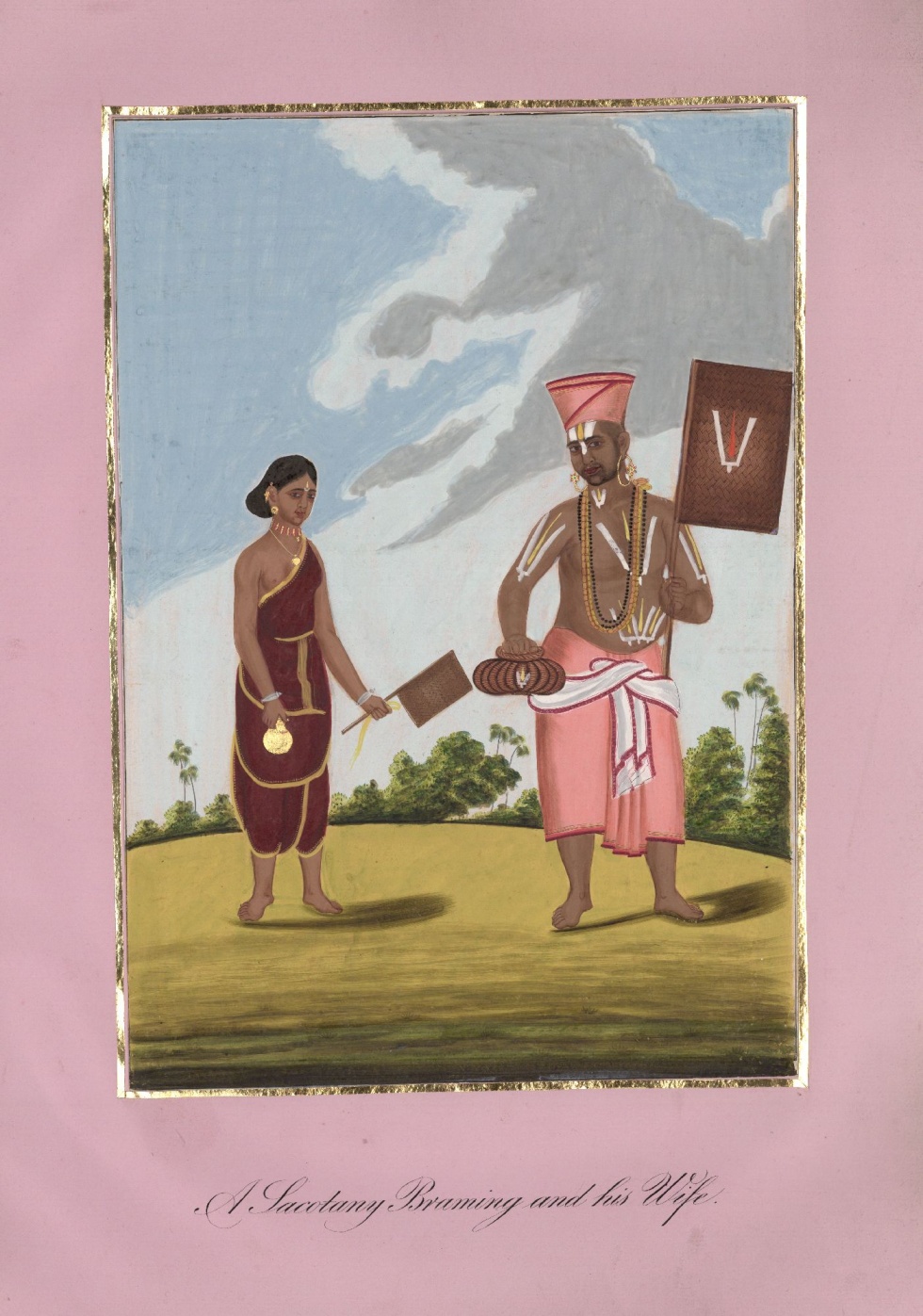 Ein Chaitanya-Satani-Brahmane und seine Frau (Lindenau-Museum Altenburg CC BY-NC-SA)