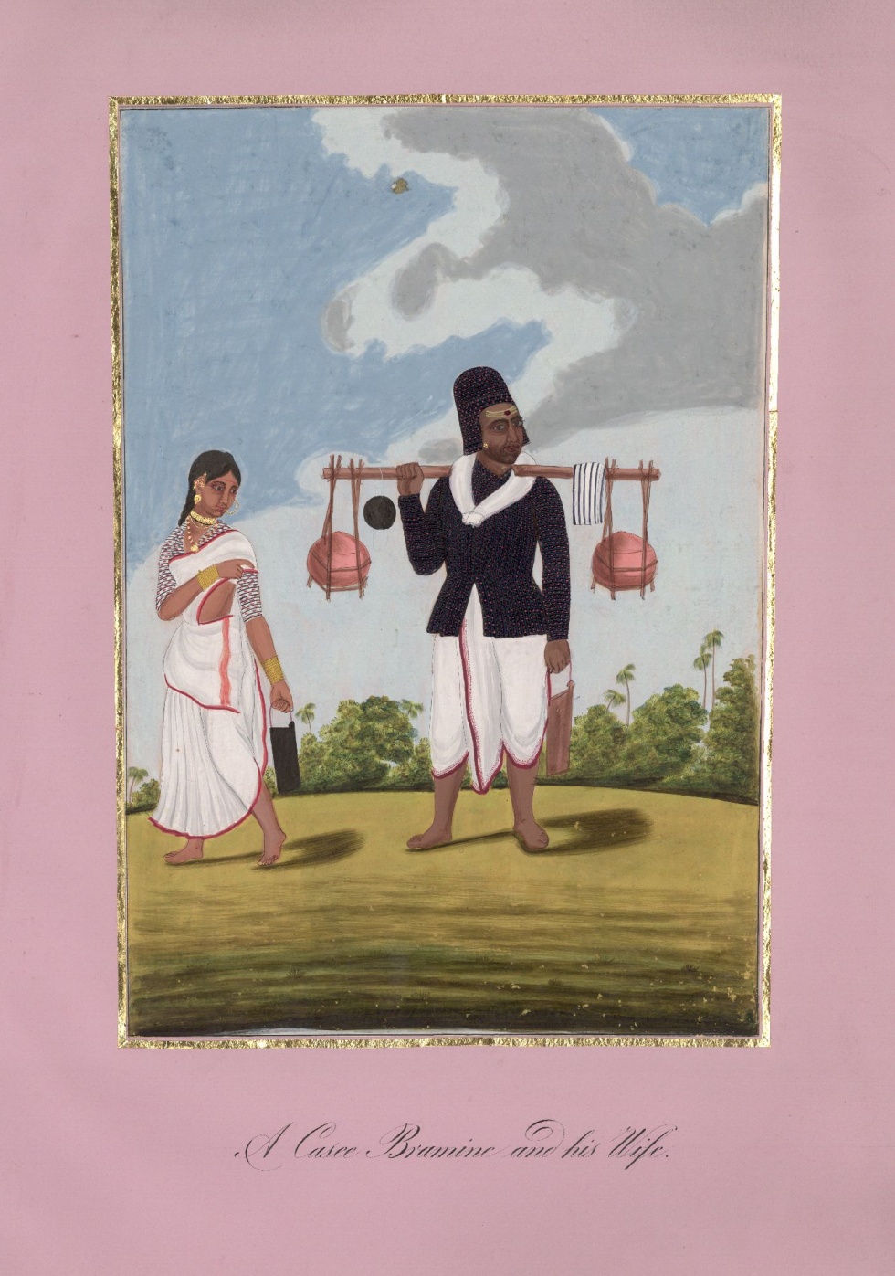Pilger mit heiligem Wasser aus Benares und seine Frau (Lindenau-Museum Altenburg CC BY-NC-SA)