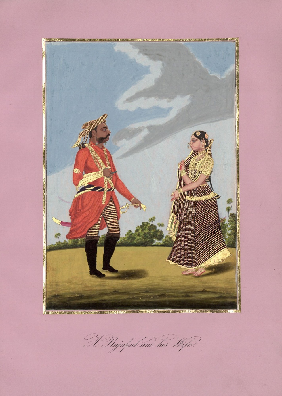 Ein Rajput und seine Frau (Lindenau-Museum Altenburg CC BY-NC-SA)