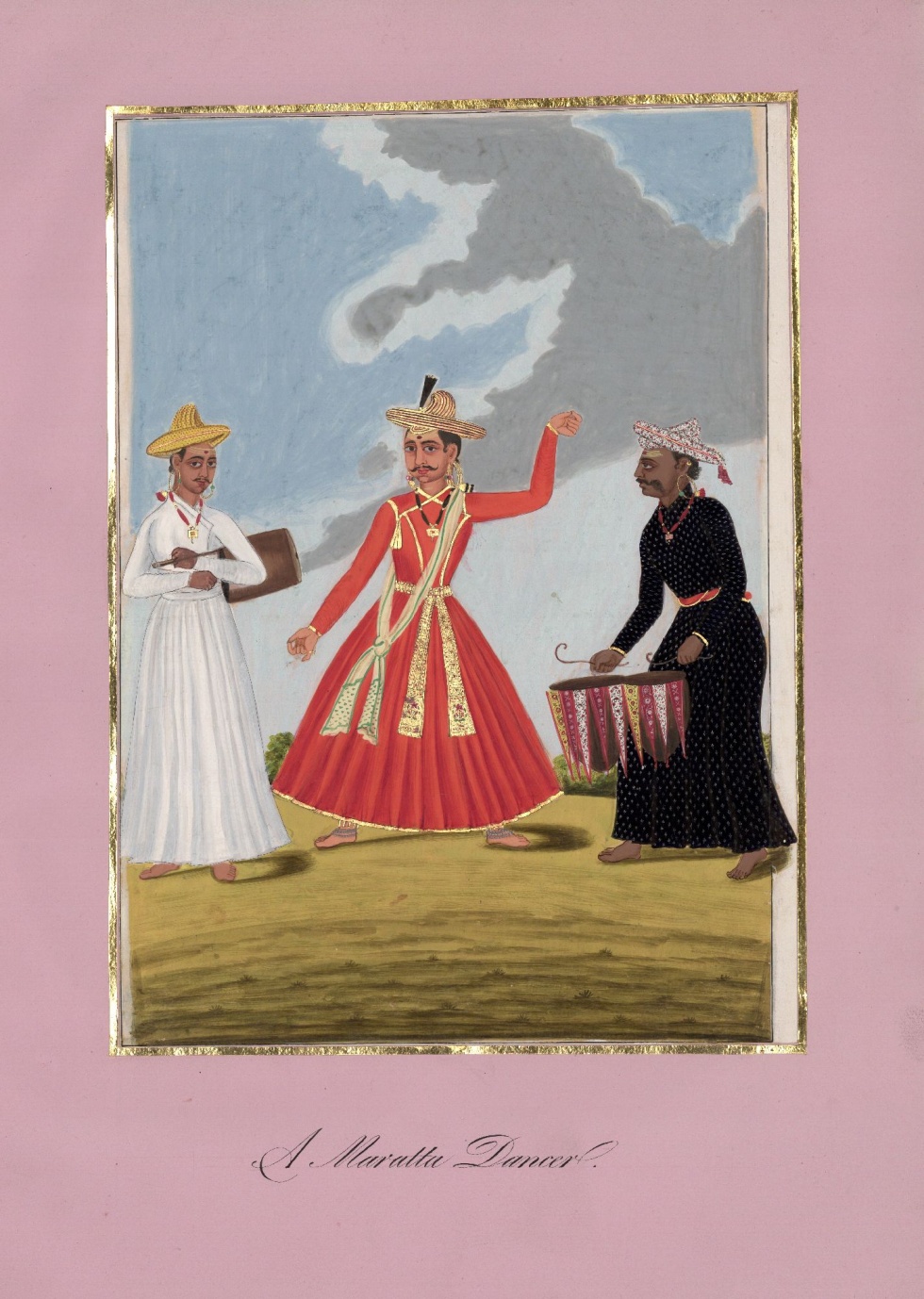 Ein Maratha-Tänzer (Lindenau-Museum Altenburg CC BY-NC-SA)