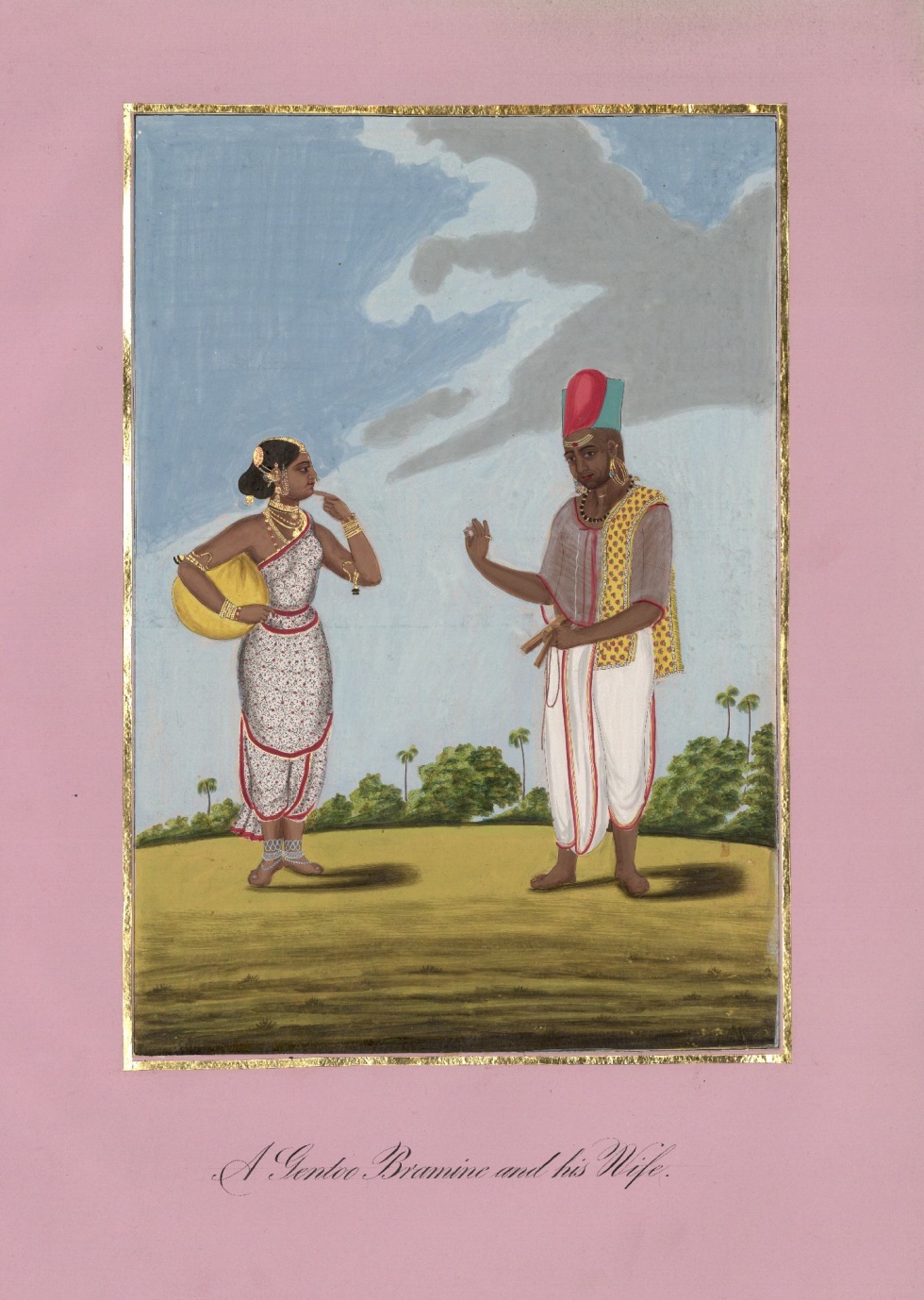 Ein Brahmane und seine Frau (Lindenau-Museum Altenburg CC BY-NC-SA)