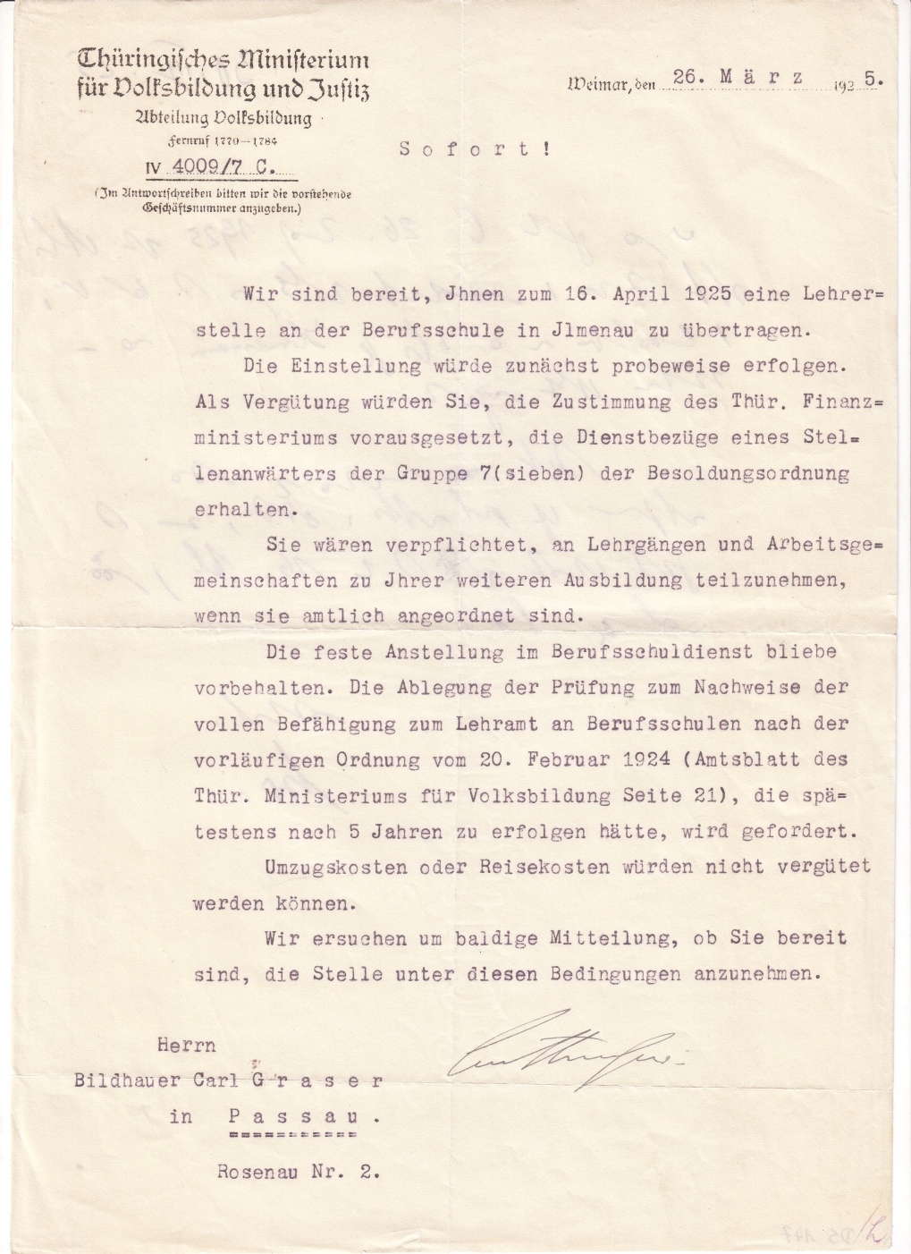 Briefekonvolut (GoetheStadtMuseum Ilmenau CC BY-NC-SA)