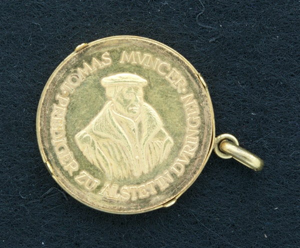 Gedenk-Medaille Tomas Muncer (Mühlhäuser Museen: Museum am Lindenbühl CC BY-NC-SA)