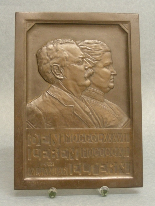 Bronzeplakette (GoetheStadtMuseum Ilmenau CC BY-NC-SA)