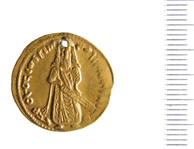 Gold-Dinar (Friedrich-Schiller-Universität: Orientalisches Münzkabinett CC BY-NC-SA)