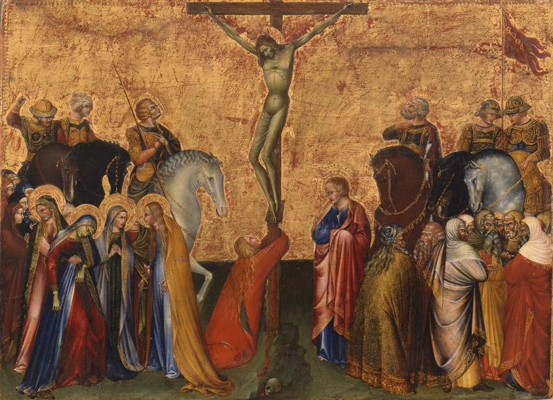 Giovanni di Paolo: Kreuzigung Christi [Oertel 77] (Lindenau-Museum Altenburg CC BY-NC-SA)