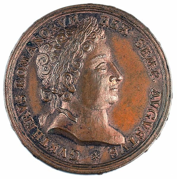 Medaille auf die Wahl Günthers XXI. von Schwarzburg zum deutschen König [Bethe 169 - Avers] (Thüringer Landesmuseum Heidecksburg CC BY-NC-SA)