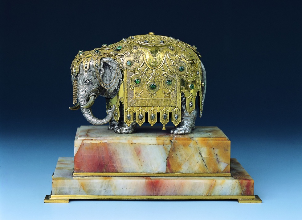 Johann Melchior Dinglinger: Elefant. 1710 (Stiftung Schloß Friedenstein Gotha CC BY-NC-SA)