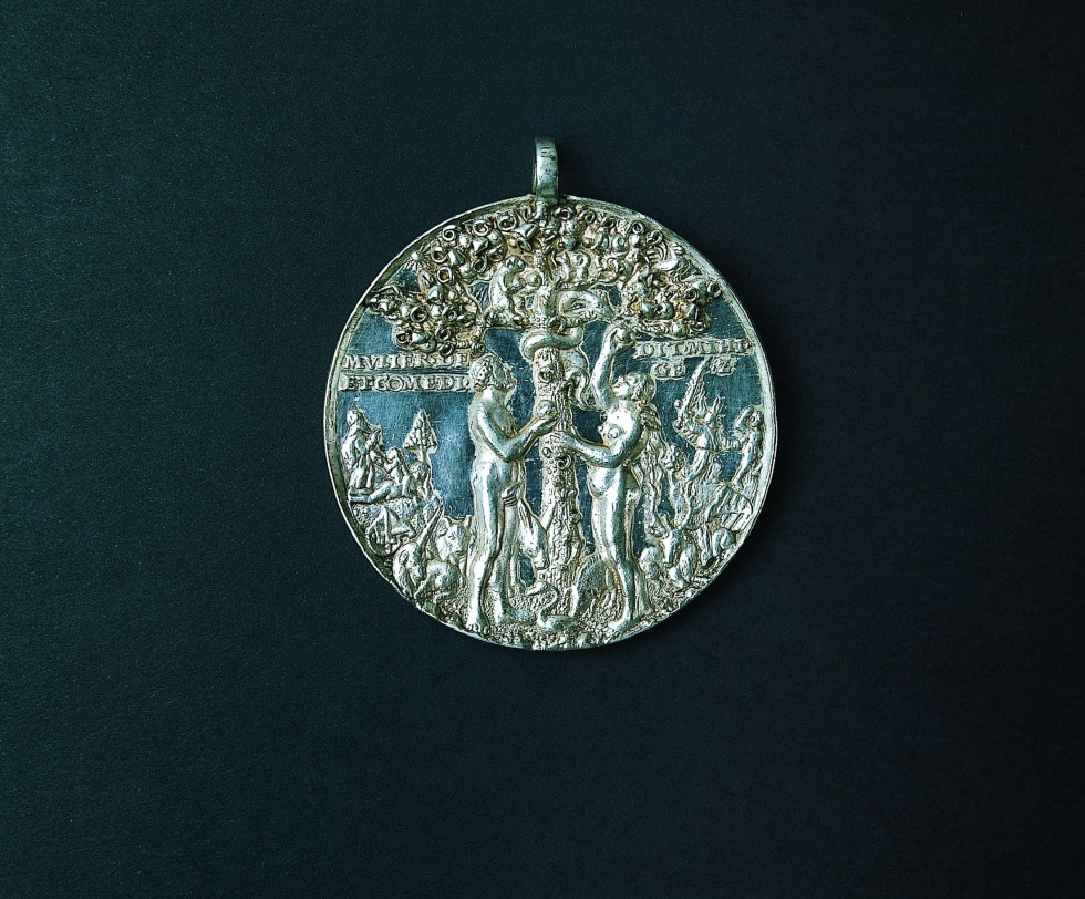 Medaille auf Sündenfall und Erlösung - Avers (Stiftung Schloß Friedenstein Gotha CC BY-NC-SA)