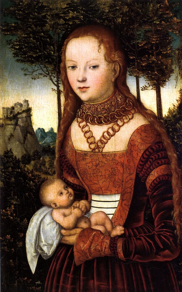 Junge Mutter mit Kind (sog. »Buße des heiligen Johannes Chrysostomos«) (Wartburg-Stiftung CC BY-NC-SA)