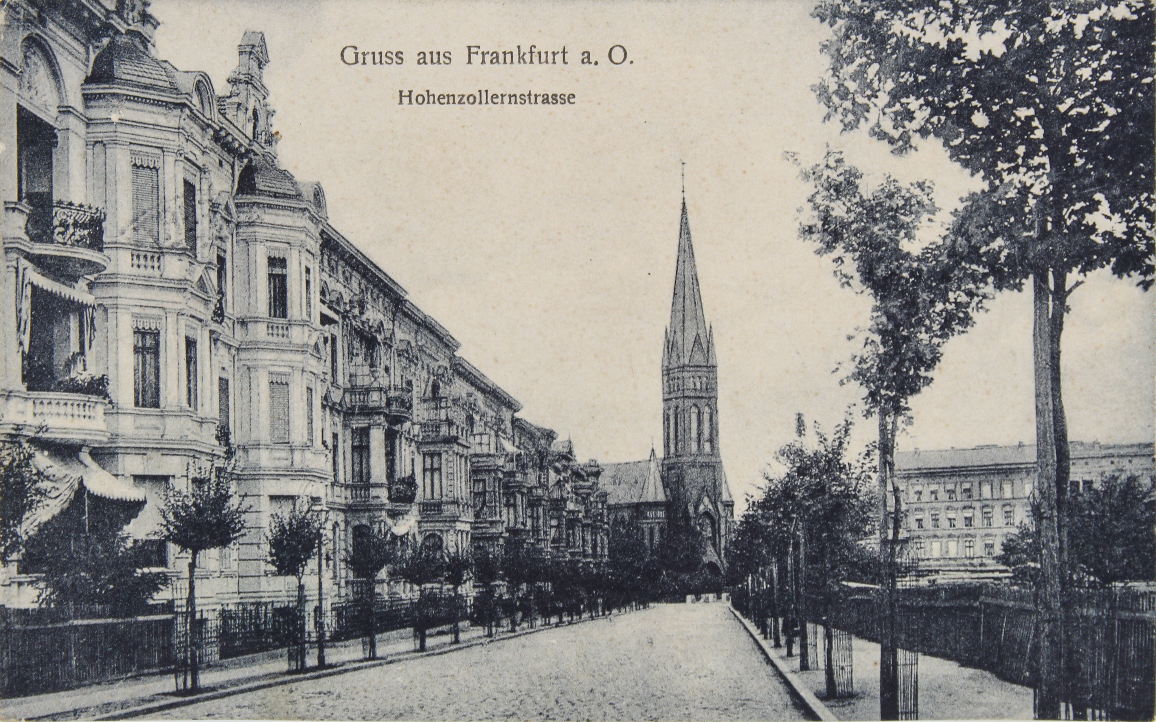Поштова листівка із зображенням Франкфурта (Національний історико-культурний заповідник «Чигирин» CC BY-NC-SA)