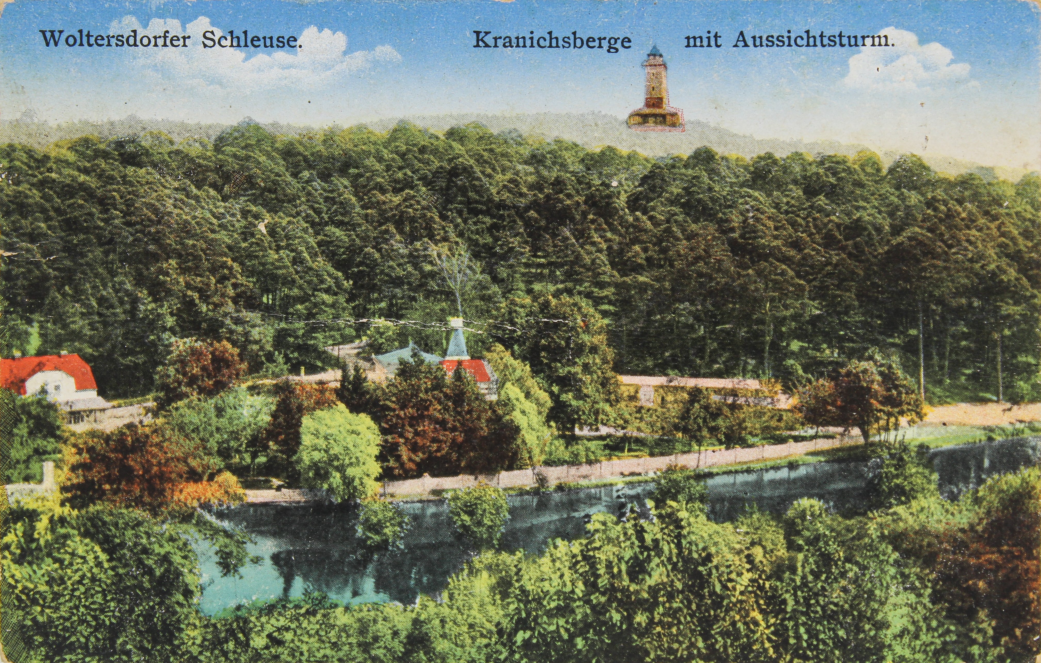 Німецька поштова листівка із зображенням Вольтерсдорфа (Національний історико-культурний заповідник «Чигирин» CC BY-NC-SA)