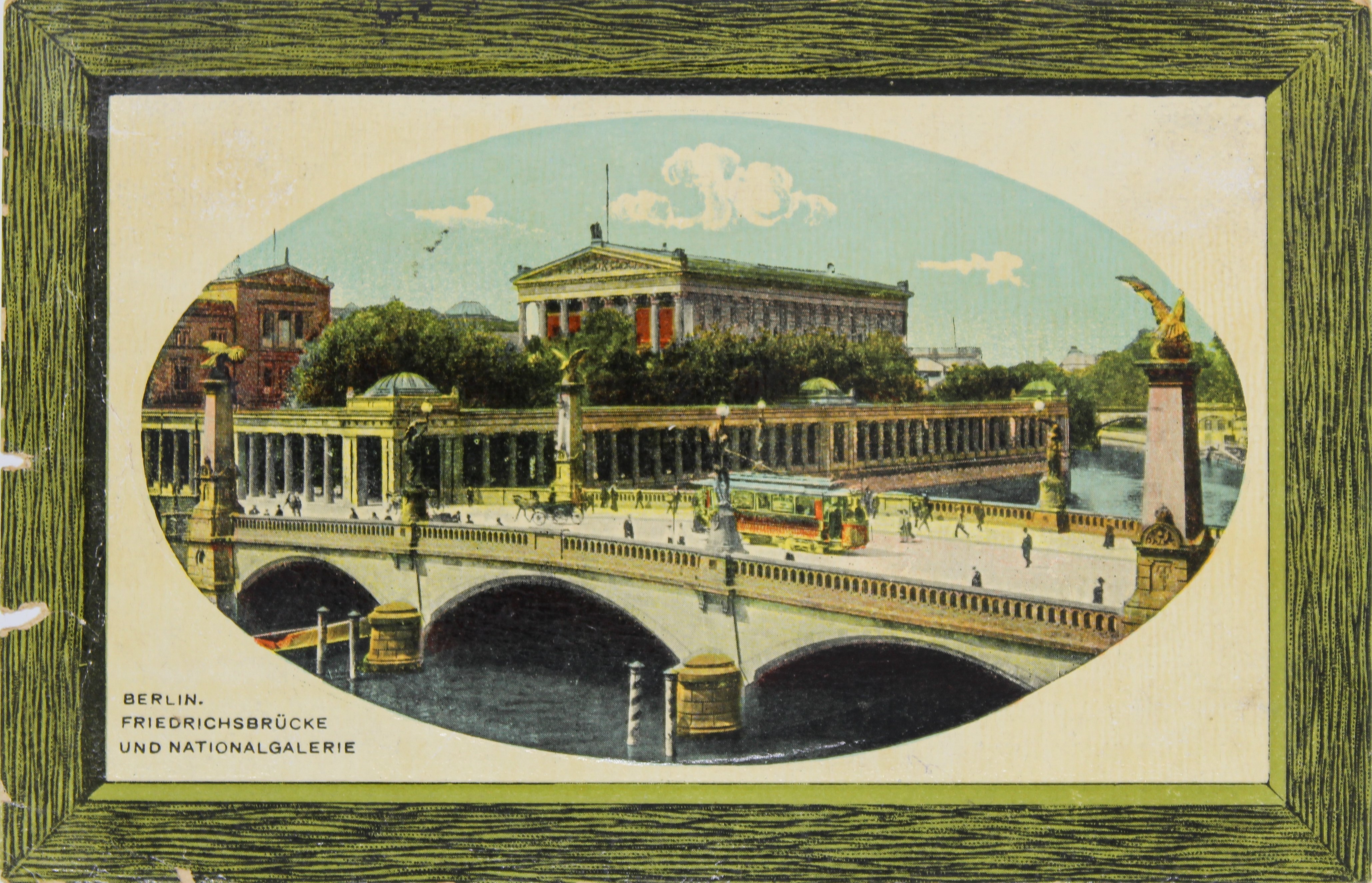 Німецька поштова листівка із зображенням Берліна (Національний історико-культурний заповідник «Чигирин» CC BY-NC-SA)