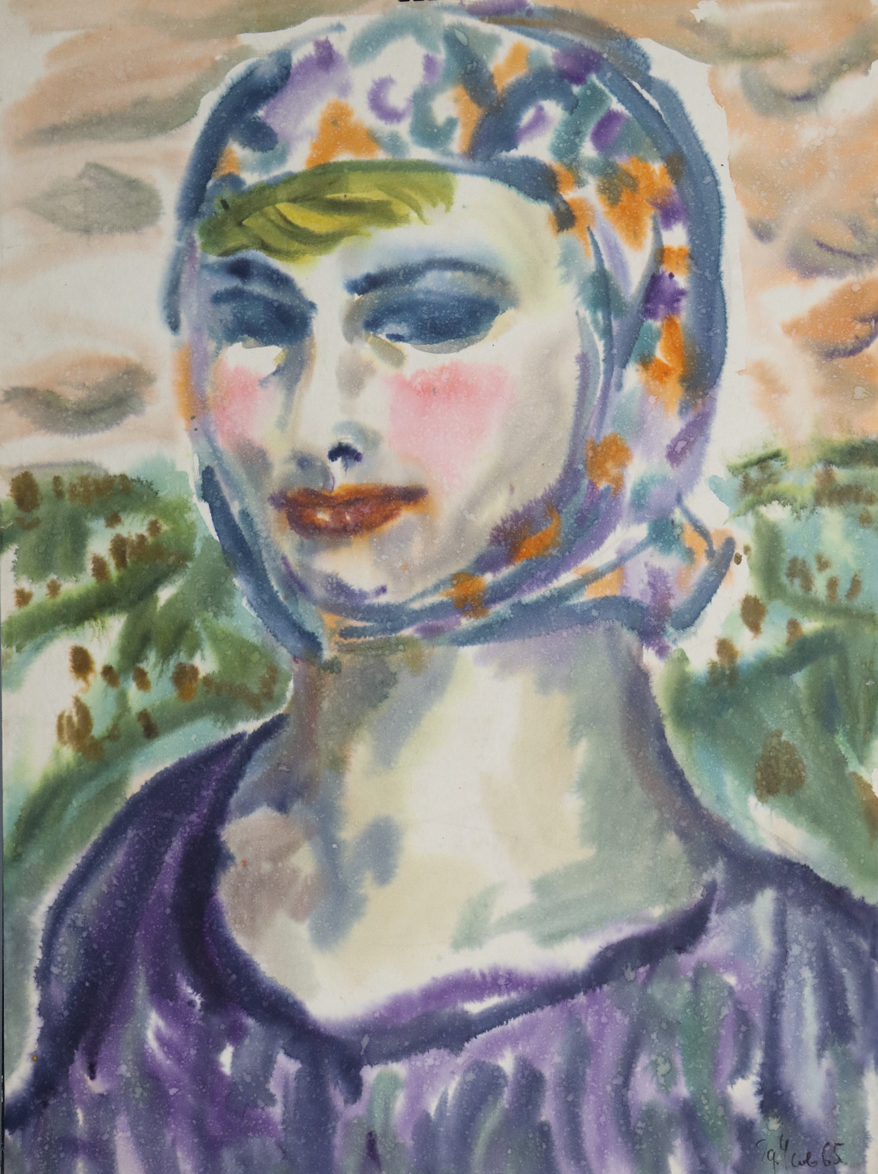 "Жіночий портрет" (Прилуцький краєзнавчий музей ім. В. І. Маслова CC BY-NC-SA)