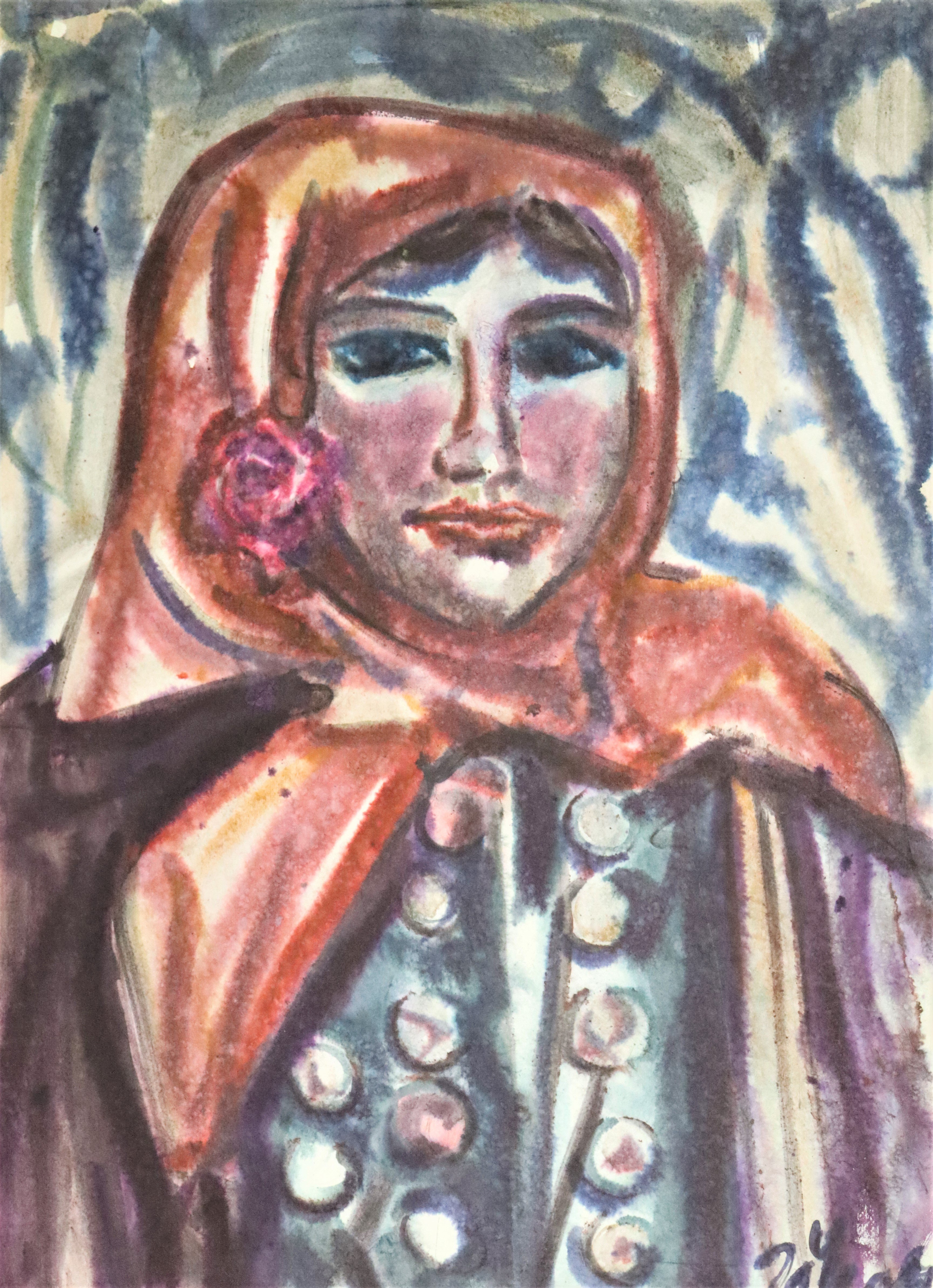 Жіночий портрет (Прилуцький краєзнавчий музей ім. В. І. Маслова CC BY-NC-SA)
