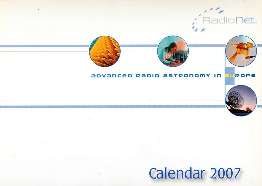 Календар "Advanced Radio astronomy in Europe"? 2007 (Астрономічний музей Київського національного університету імені Тараса Шевченка CC BY-NC-SA)