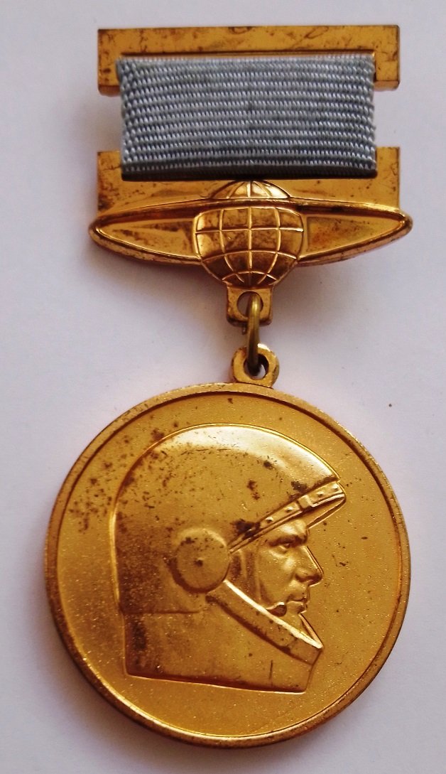Медаль на честь 30-ї річниці польоту Ю.Гагаріна в космос, 1991 (Державний політехнічний музей імені Бориса Патона CC BY-NC-SA)