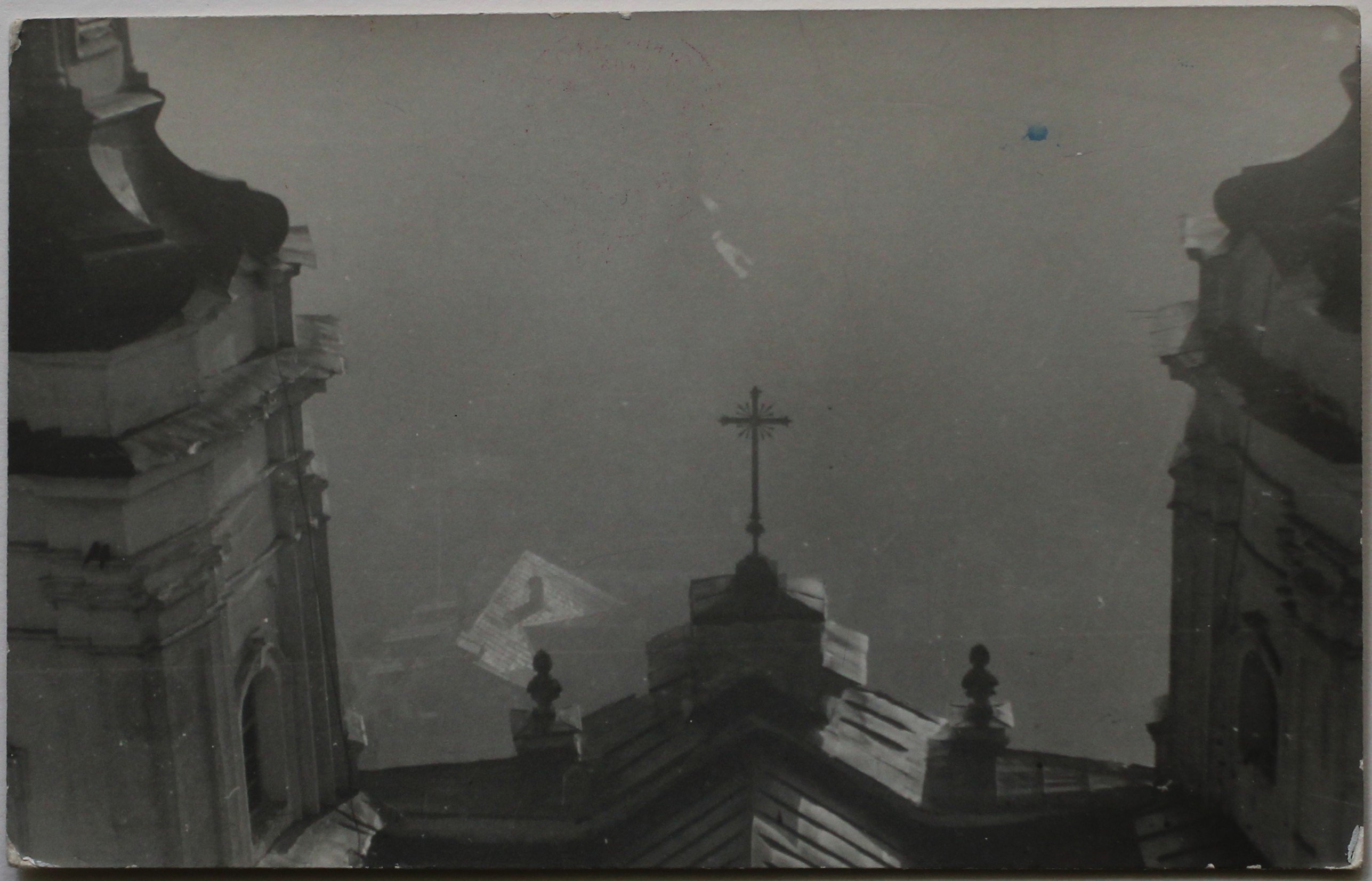 Вид з вежі Поєзуїтського костелу (Кременецький краєзнавчий музей CC BY-NC-SA)