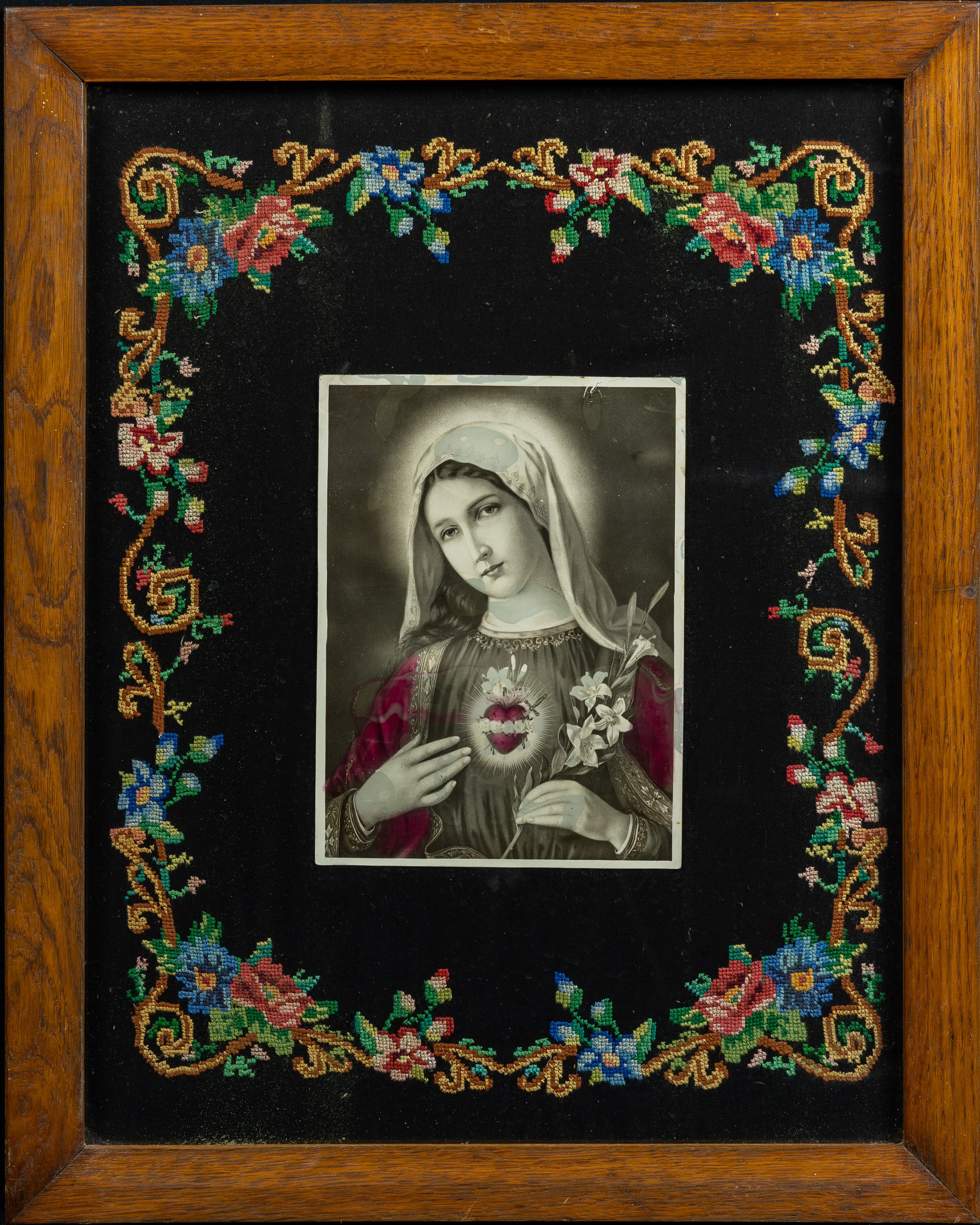 Ікона "Матір Божа - Непорочне Серце" (Ківерцівський краєзнавчий музей CC BY-NC-SA)