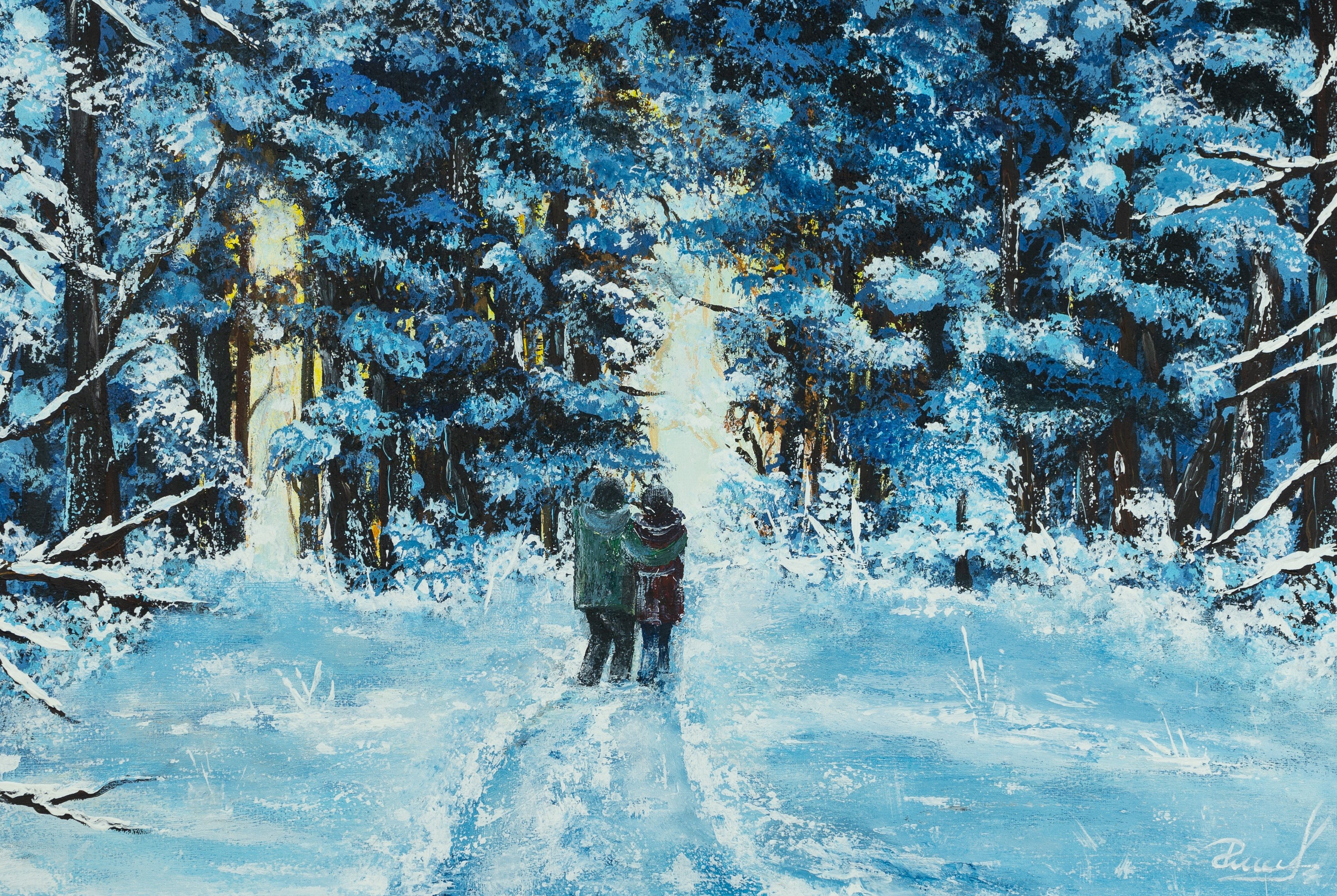 Картина "Зима" (Ківерцівський краєзнавчий музей CC BY-NC-SA)