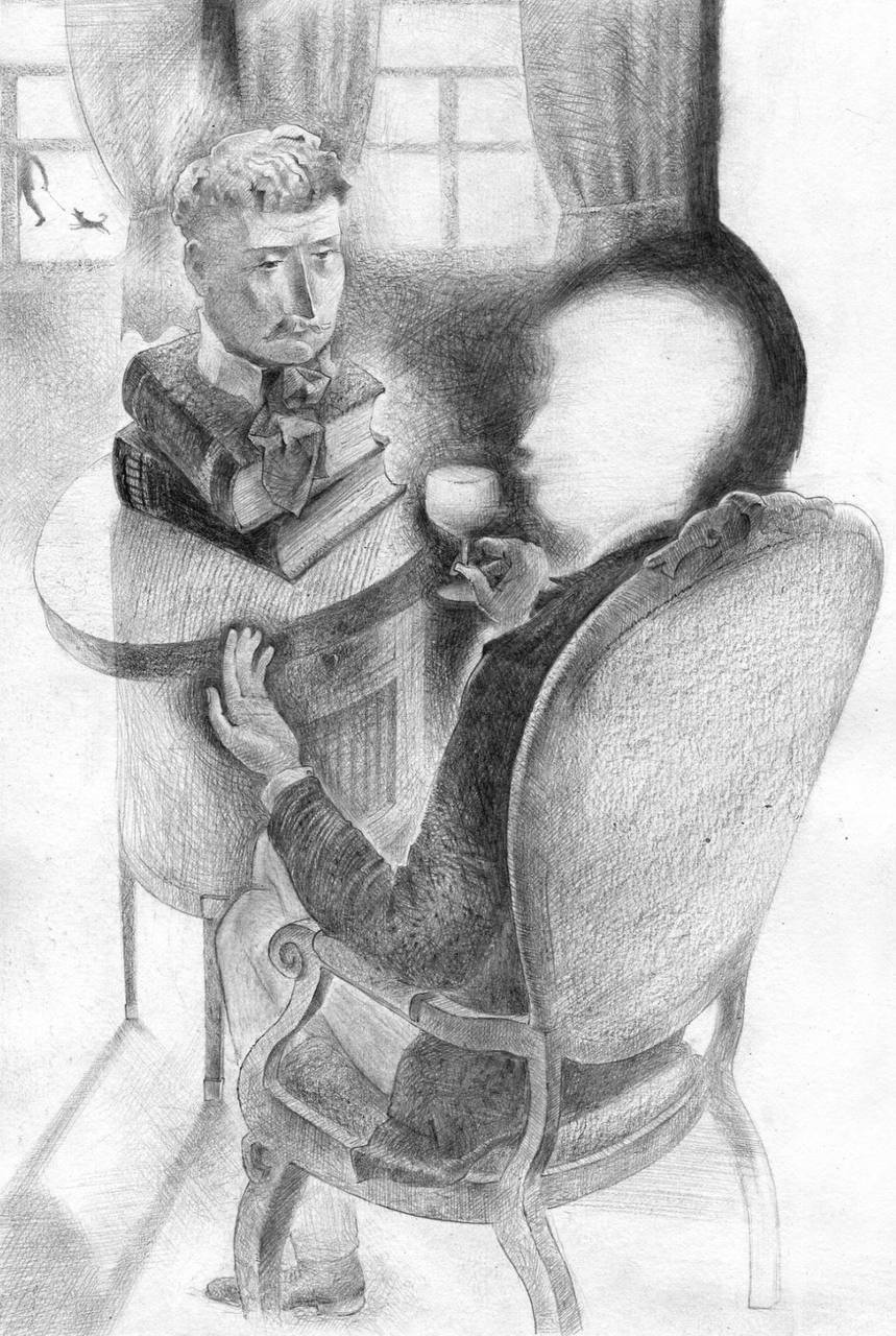 Нагорний Олександр, «Голова і тулуб», 2021 р. в. (Музей сучасного українського мистецтва Корсаків CC BY-NC-SA)